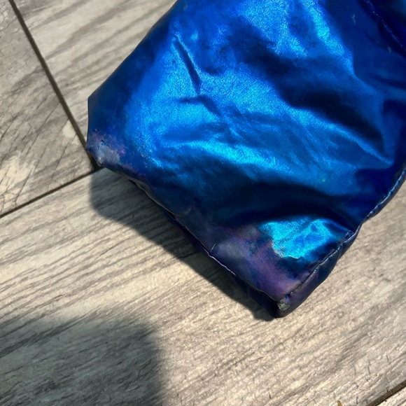 Kenzo Down Feather Metallic Blue Jacket - Picture 4 of 8